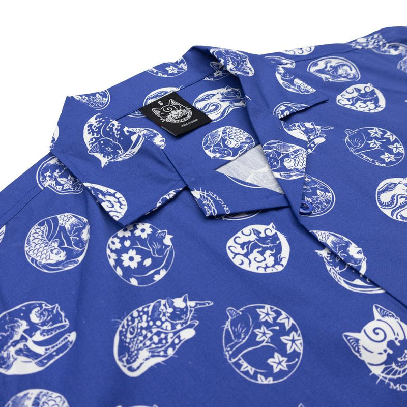 Curled Cat Vacation Shirt Apparel Monmon Cats 