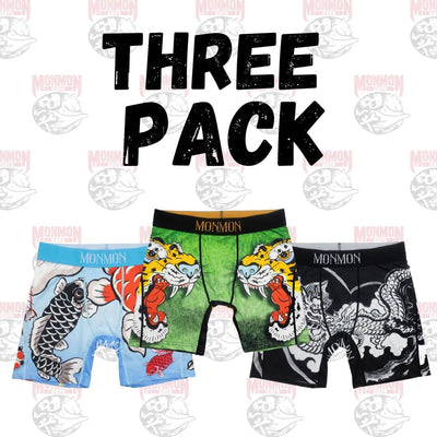 Boxers Variety Pack Apparel Monmon Cats 