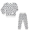 Curled Cat White French Terry Set Apparel Monmon Cats 
