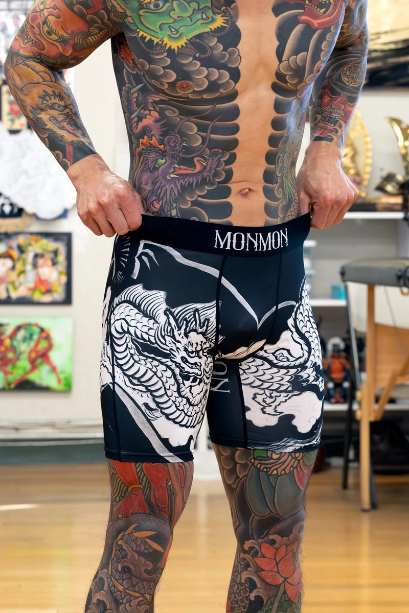 Dragon Cat Boxer Briefs Apparel Monmon Cats 