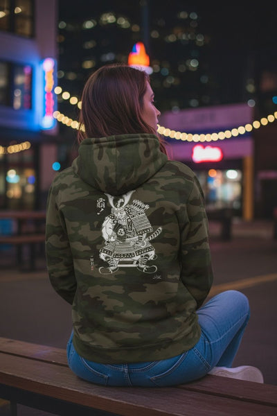 Ghost Warrior Hoodie Apparel Monmon Cats 