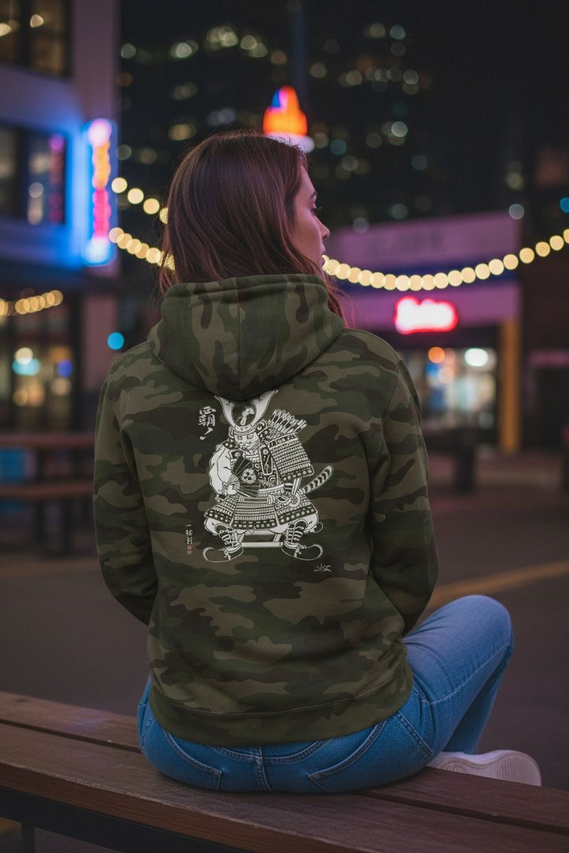 Ghost Warrior Hoodie Apparel Monmon Cats 