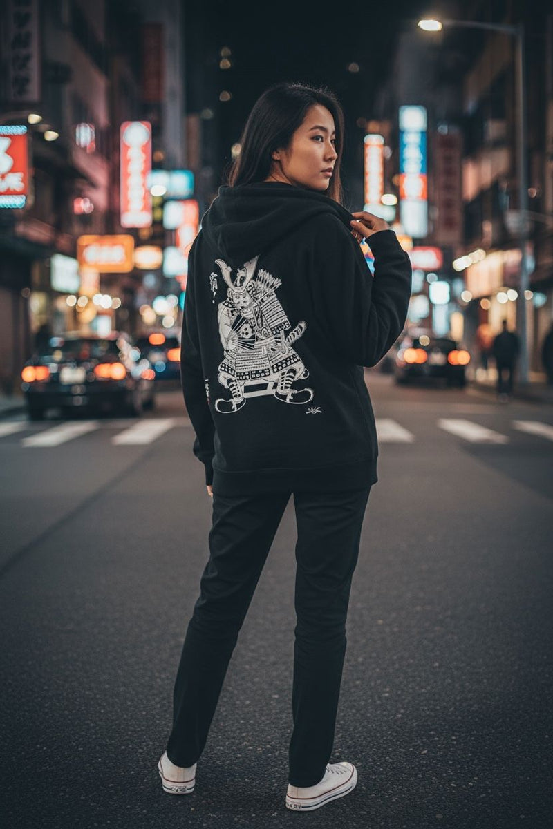 Ghost Warrior Hoodie Apparel Monmon Cats 