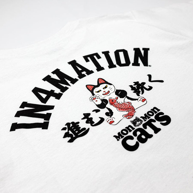 Lucky Cat Tee Apparel Monmon Cats 