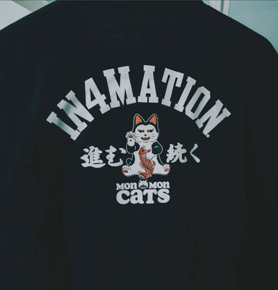 Lucky Cat Tee Apparel Monmon Cats 