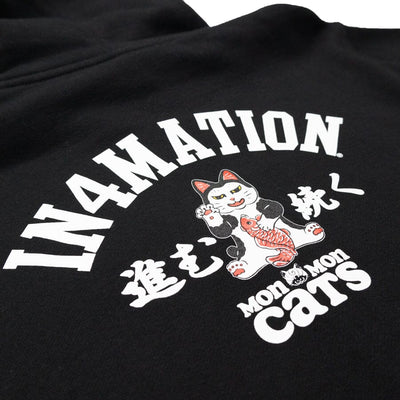 Lucky Cat Zip Up Apparel Monmon Cats 