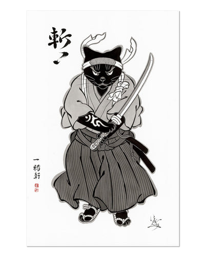 Shadow Warrior Print Print Monmon Cats 