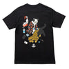 Tebori 2010s Tee Apparel Monmon Cats Black Small 