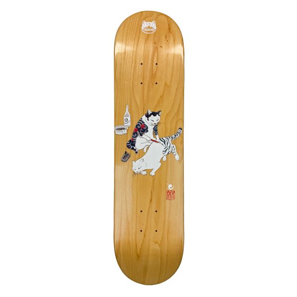 Tebori Cat Skate Deck Skate Monmon Cats 