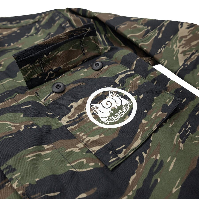 Tiger Skull BDU Jacket Apparel Monmon Cats 