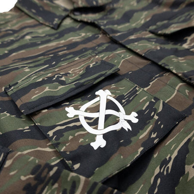 Tiger Skull BDU Jacket Apparel Monmon Cats 