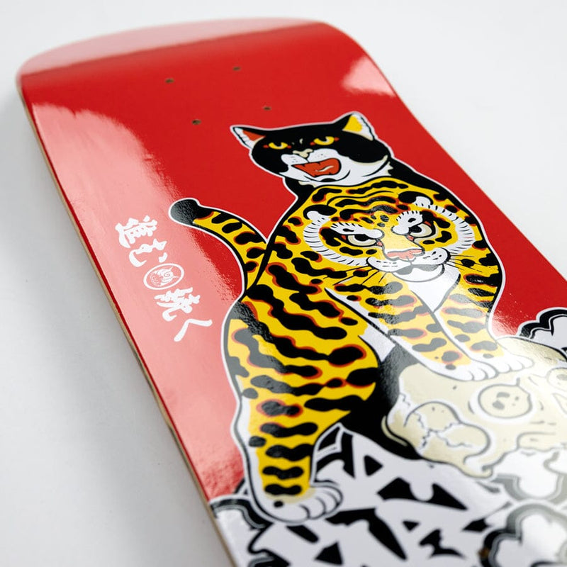 Tiger Skull Skate Deck Skate Monmon Cats 