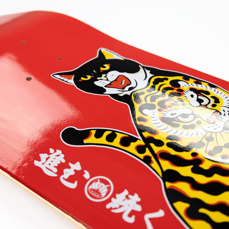 Tiger Skull Skate Deck Skate Monmon Cats 