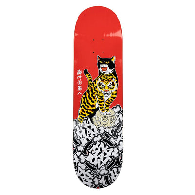 Tiger Skull Skate Deck Skate Monmon Cats 