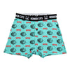 Bone Cat Boxers Apparel Monmon Cats Teal Small (28-30) 