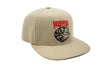 Bone Cat Snapback Apparel Monmon Cats Khaki 