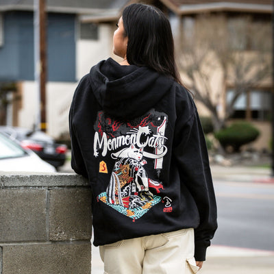 Boss Cat Hoodie - Black Apparel Monmon Cats 