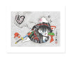 Cat with Ghost Print Print Monmon Cats 