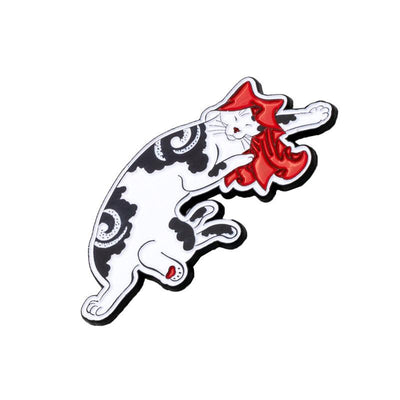 Dancing Cat Pin Accessories Monmon Cats 