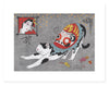 Daruma Cat Print Print Monmon Cats 