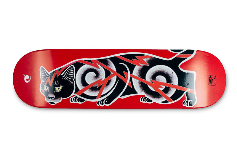 Electric Cat Skate Decks Skate Monmon Cats Red 