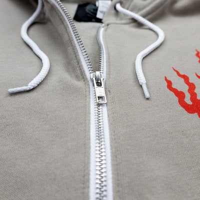 Fuego Gato Zip Up Hoodie Apparel Monmon Cats 