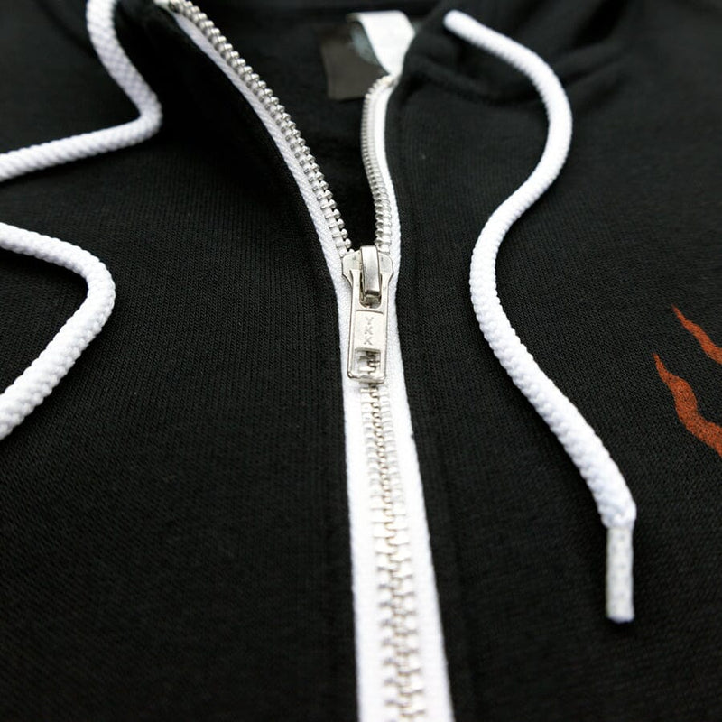 Fuego Gato Zip Up Hoodie Apparel Monmon Cats 