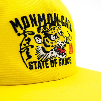Gold Tiger Style Cap Apparel Monmon Cats 