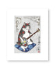 Guitar Cat Print Print Monmon Cats 
