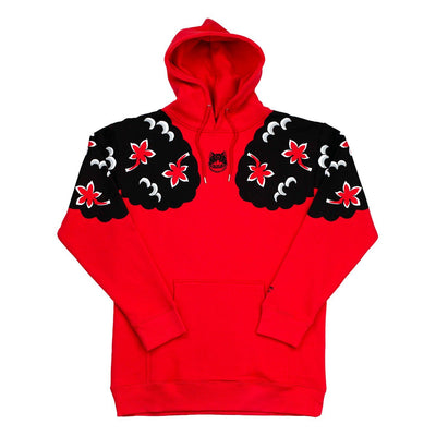 Hikae Hoodie - Red Apparel Monmon Cats 