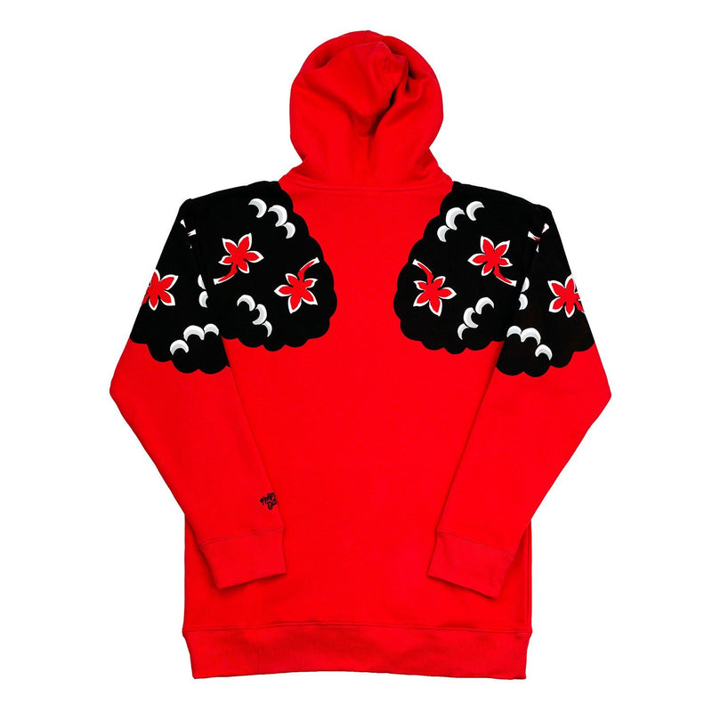 Hikae Hoodie - Red Apparel Monmon Cats 
