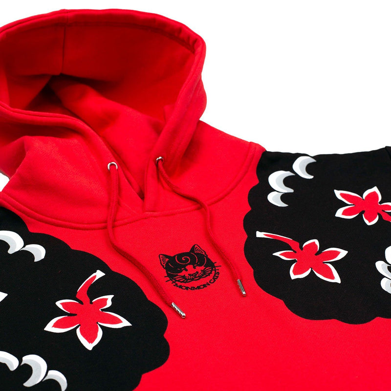 Hikae Hoodie - Red Apparel Monmon Cats 