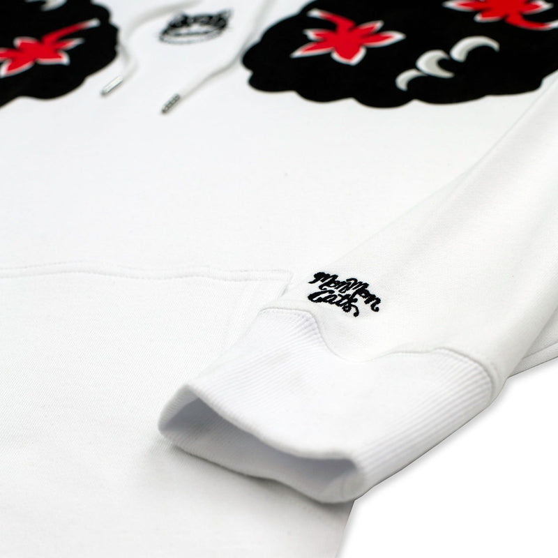 Hikae Hoodie - White Apparel Monmon Cats 