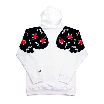Hikae Hoodie - White Apparel Monmon Cats 