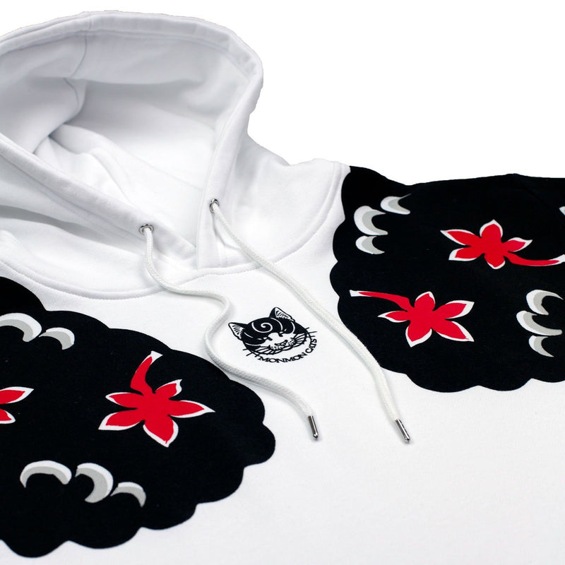 Hikae Hoodie - White Apparel Monmon Cats 