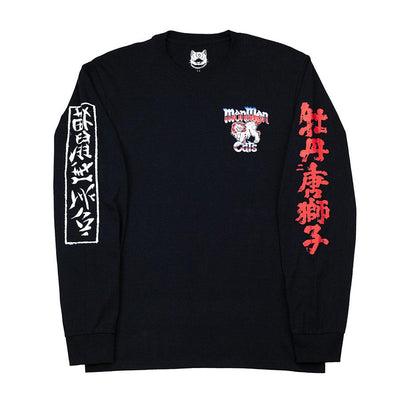 Karajishi Long Sleeve - Black Apparel Monmon Cats 