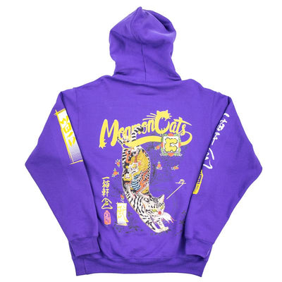 Kirin Cat Hoodie - Purple Apparel Monmon Cats 
