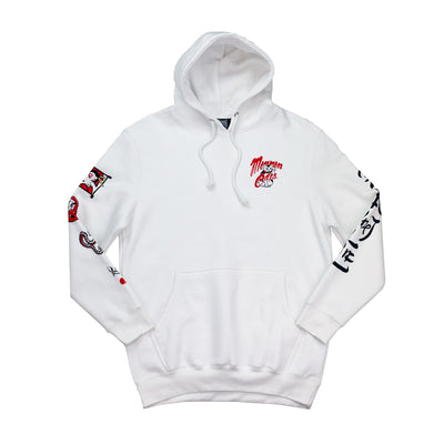 Maneki Hoodie - White Apparel Monmon Cats 