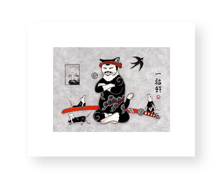 Matsu Cat Print Print Monmon Cats 