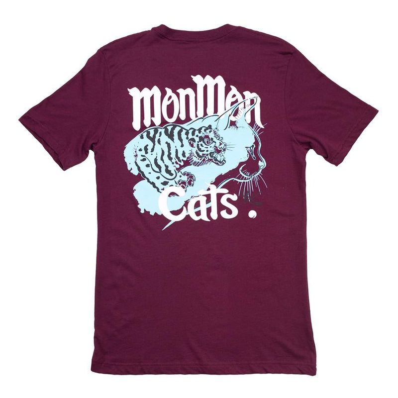 Monmon Tiger Claw Tee - Maroon Apparel Monmon Cats 