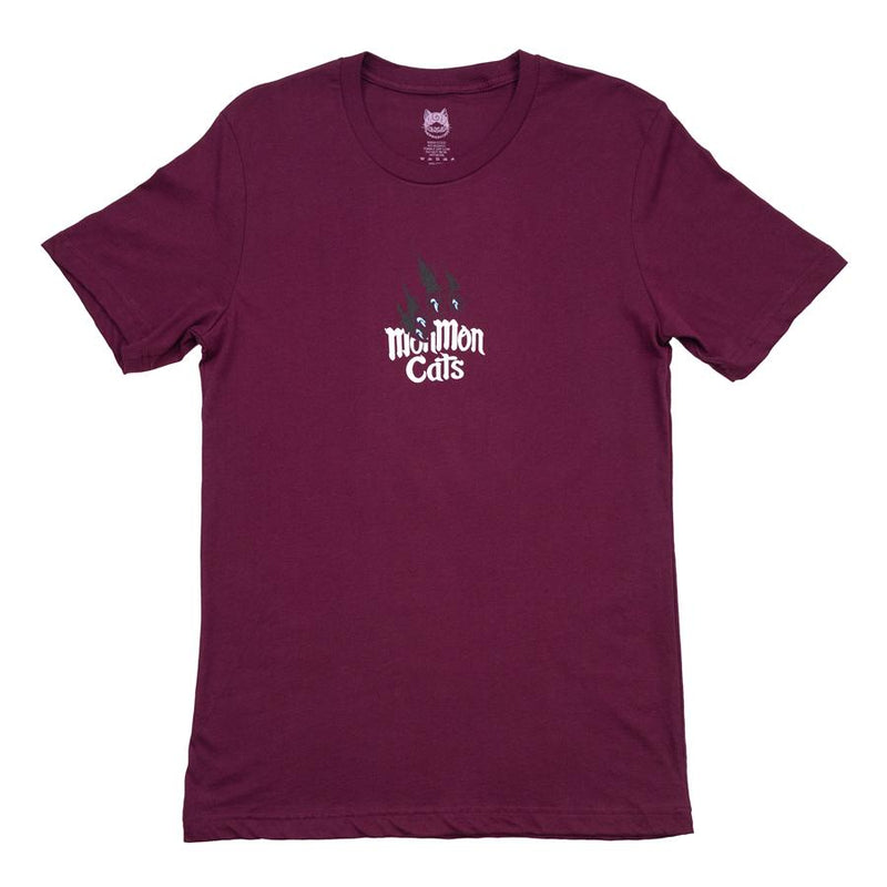 Monmon Tiger Claw Tee - Maroon Apparel Monmon Cats 