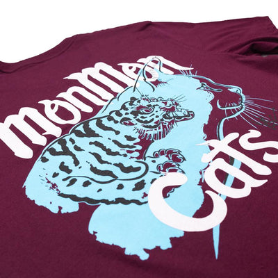 Monmon Tiger Claw Tee - Maroon Apparel Monmon Cats 