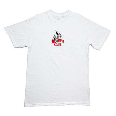 Monmon Tiger Claw Tee - White Apparel Monmon Cats 