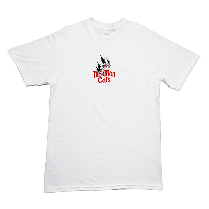 Monmon Tiger Claw Tee - White Apparel Monmon Cats 