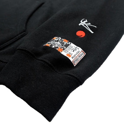 Monmon Tiger Hoodie - Black Apparel Monmon Cats 
